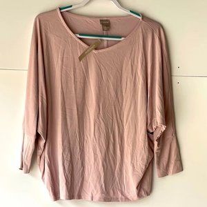 Chico’s Knit Top Shirt Blouse 3/4 Sleeve, Sz 1(M/8)